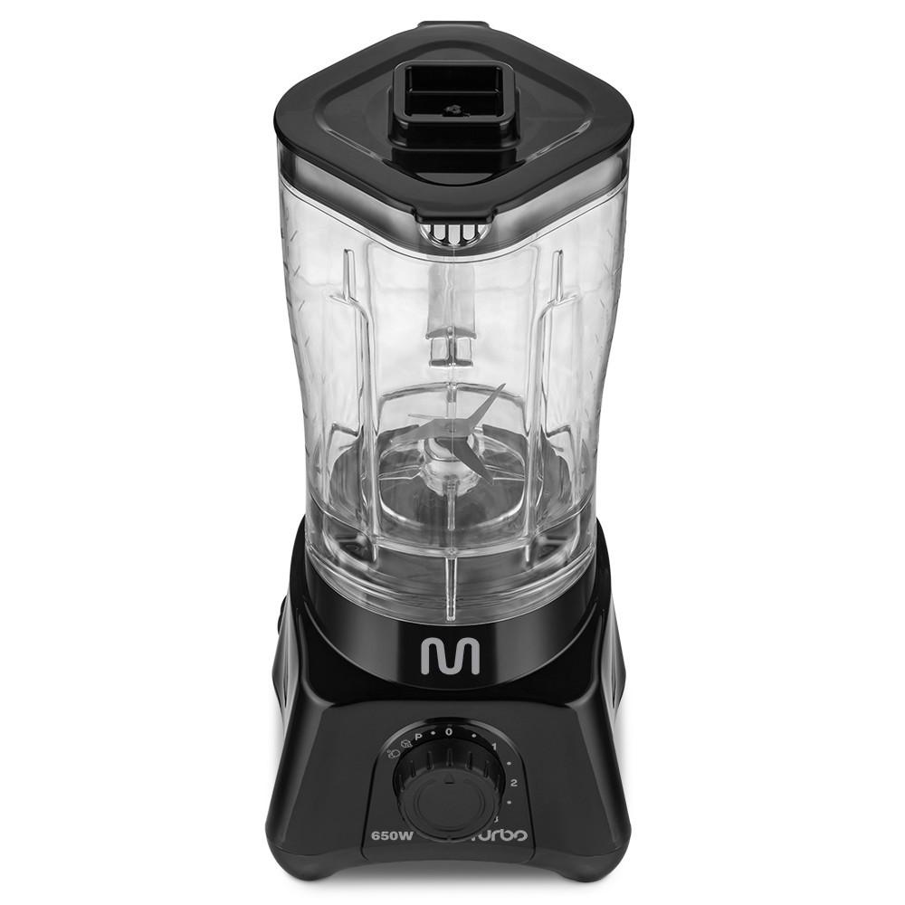 Liquidificador Turbo Preto 2,3L 3 Velocidades 650W 127V Multi Home - LQ651 - 8