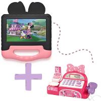 Combo Tablet Multi Minnie 7 pol 4GB RAM 64GB + Case + Caixa Registradora Minnie - NB414K - 1