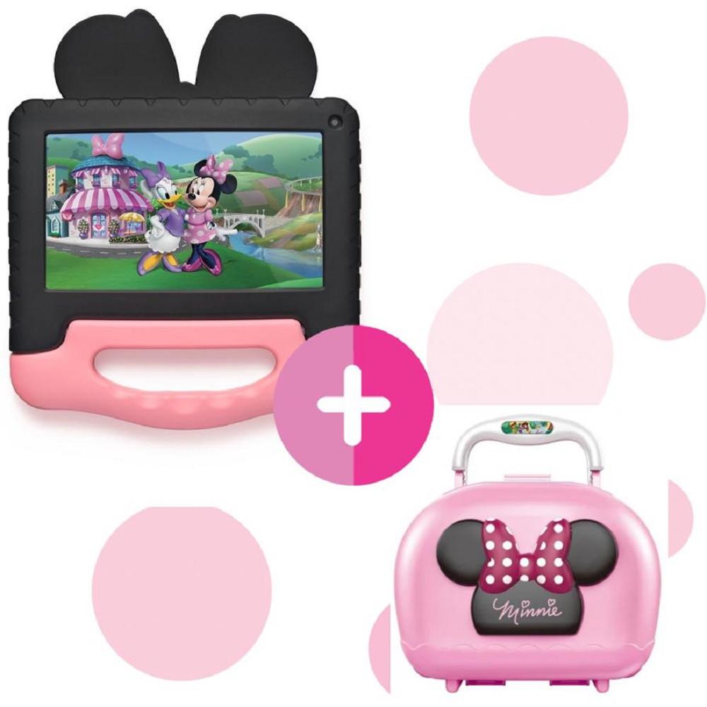 Combo Tablet Multi Minnie 7 pol 4GB RAM 64GB + Case + Maleta Minnie Médica - NB4140K - 1