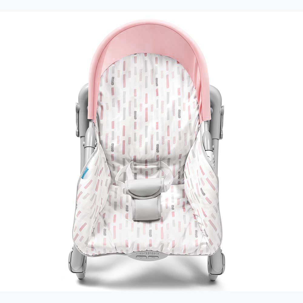 Cadeira de Descanso e Balanço Spice Dobrável 0 à 18kgs Rosa Multikids Baby - BB293 - 7