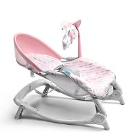 Cadeira de Descanso e Balanço Spice Dobrável 0 à 18kgs Rosa Multikids Baby - BB293 - 2