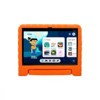 Tablet Multi Kid Pad Laranja 10.1 pol 6GB RAM 128GB Android 13 Quad Core + Case + Wi-fi - NB425 - 1