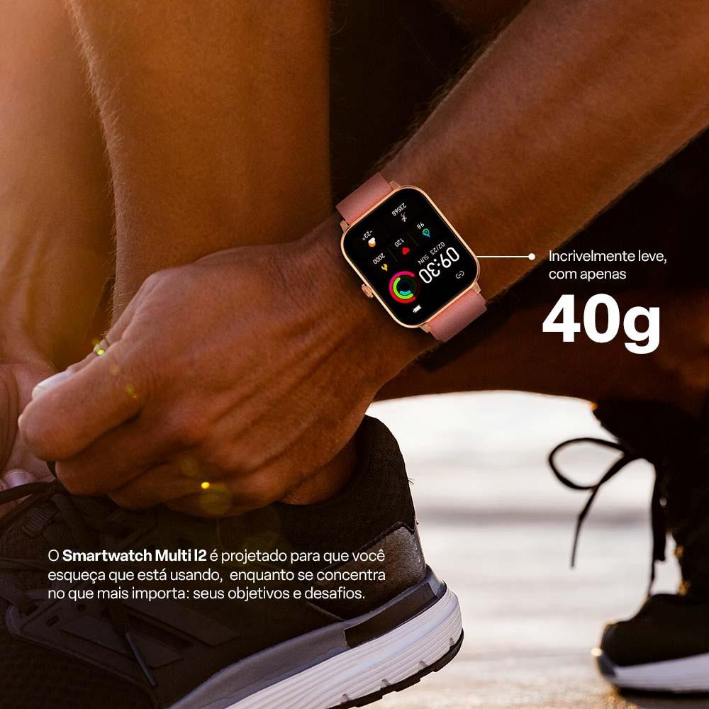 Smartwatch Multi L2 Tela 1.83 Proteção IP67 Rosé - WR203 - 8