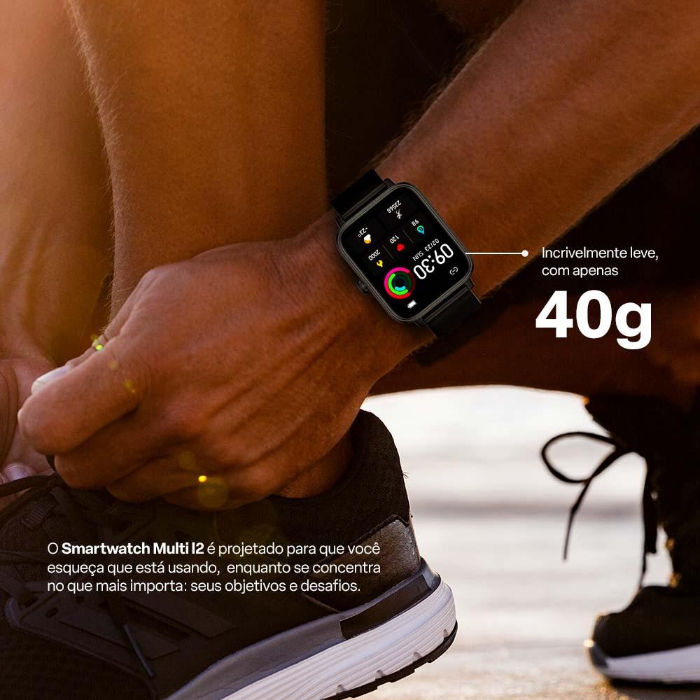 Smartwatch Multi L2 Tela 1.83 Proteção IP67 Preto - WR202 - 8