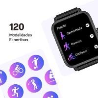 Smartwatch Multi L2 Tela 1.83 Proteção IP67 Preto - WR202 - 7