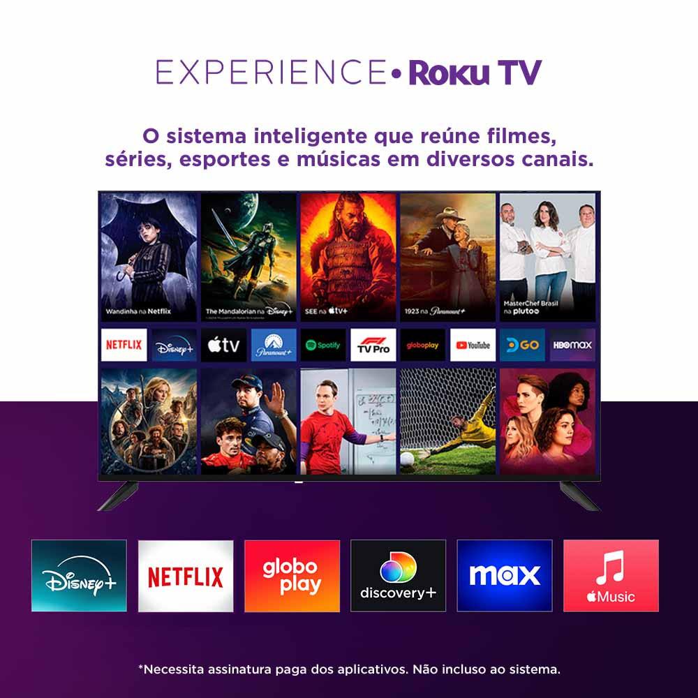 Smart TV 4K 50 DLED Wi-fi MultiExperience Roku Multi - TL059EX - 4