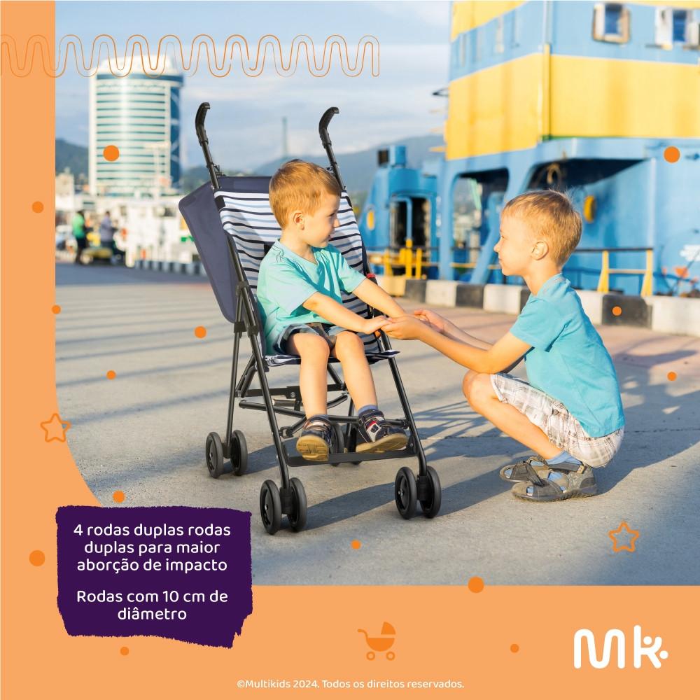 Carrinho Guarda-Chuva 6M-15 Kgs Multikids Navy Rosa - BB493 - 3