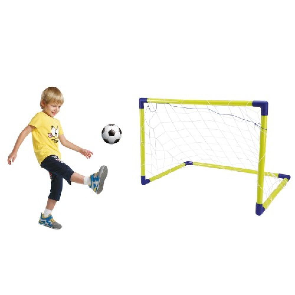 Go Play Kit Futebol com Bola Trave de Gol e Bomba Indicado para +3 Anos Multikids - BR952 - 2