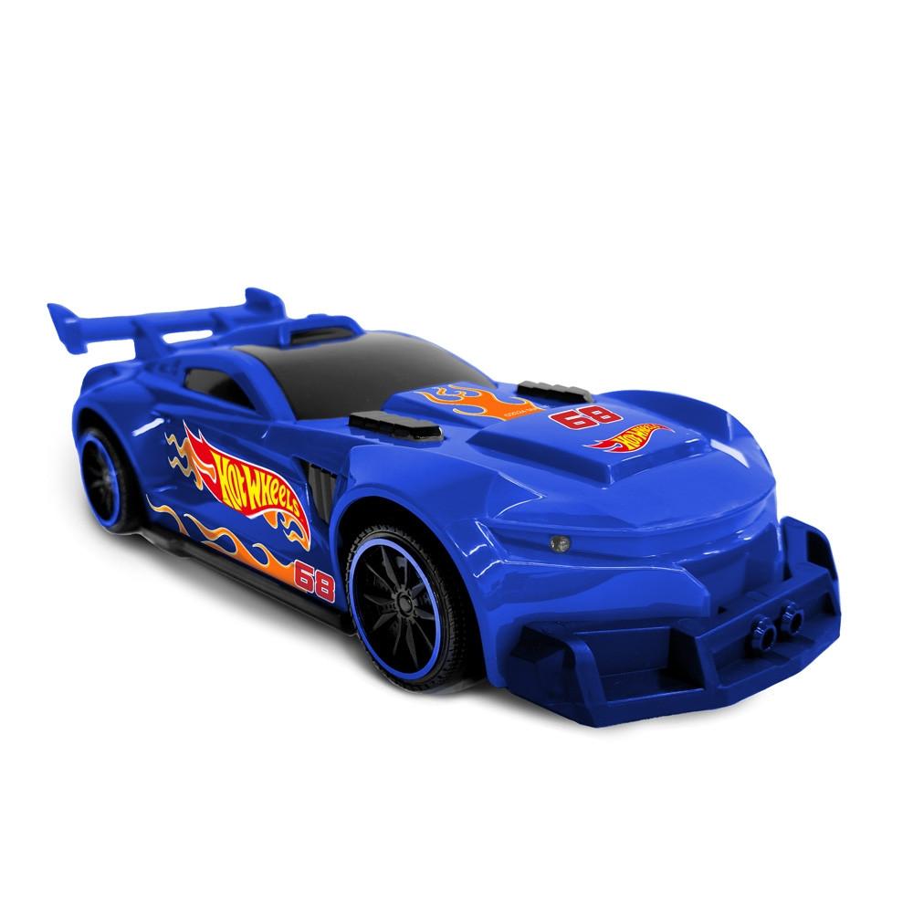 Hot Wheels Carros Track Ripper Azul com Luz e Som 42CM Tamanho Multikids - BR2264 - 1