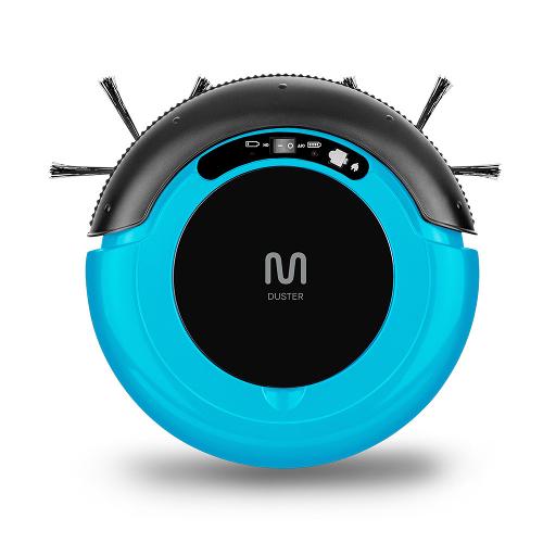 Aspirador de Pó Robô Multilaser 3 em 1 Varre Aspira Passa Pano Antiqueda HO407 Bivolt - Azul/Preto