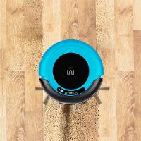 Aspirador de Pó Robô Multilaser 3 em 1 Varre Aspira Passa Pano Antiqueda HO407 Bivolt - Azul/Preto - 11