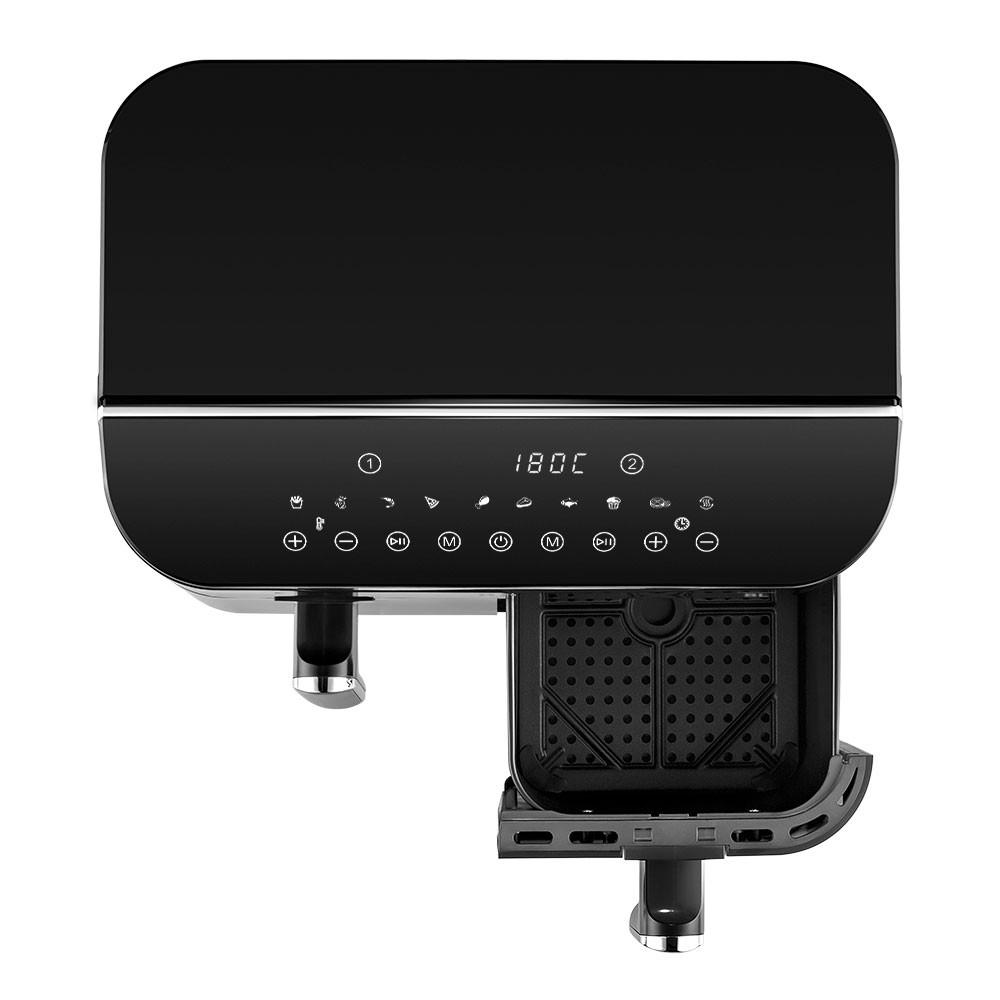 Fritadeira Elétrica sem óleo Air Fryer 8L Preta com 2 Gavetas 2500W 220V Multi - GO220 - 8