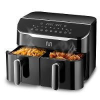 Fritadeira Elétrica sem óleo Air Fryer 8L Preta com 2 Gavetas 2500W 220V Multi - GO220 - 3