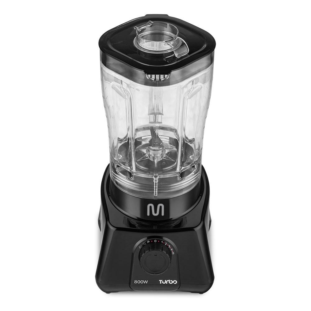 Liquidificador Turbo 2,6L 5 Velocidades 800W 127V Multi Preto- LQ801 - 4