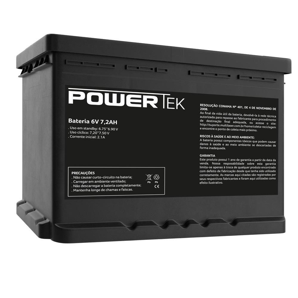 Bateria Powertek 6V 7,2Ah - EN004 - 1
