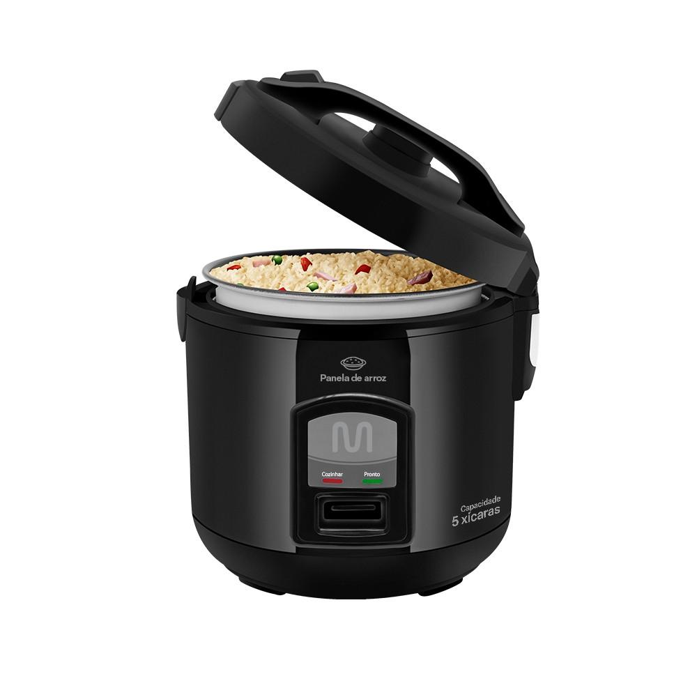 Panela De Arroz 5 Xícaras 220v-400w Preta Multi - GO004 - 3