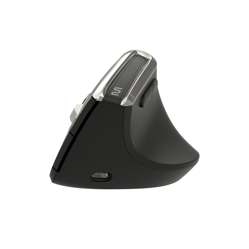Mouse Sem Fio MS900 Clique Silencioso Bluetooth e USB 3200dpi Ajustável 6 Botões Recarregável Preto Multi - MO382 - 3