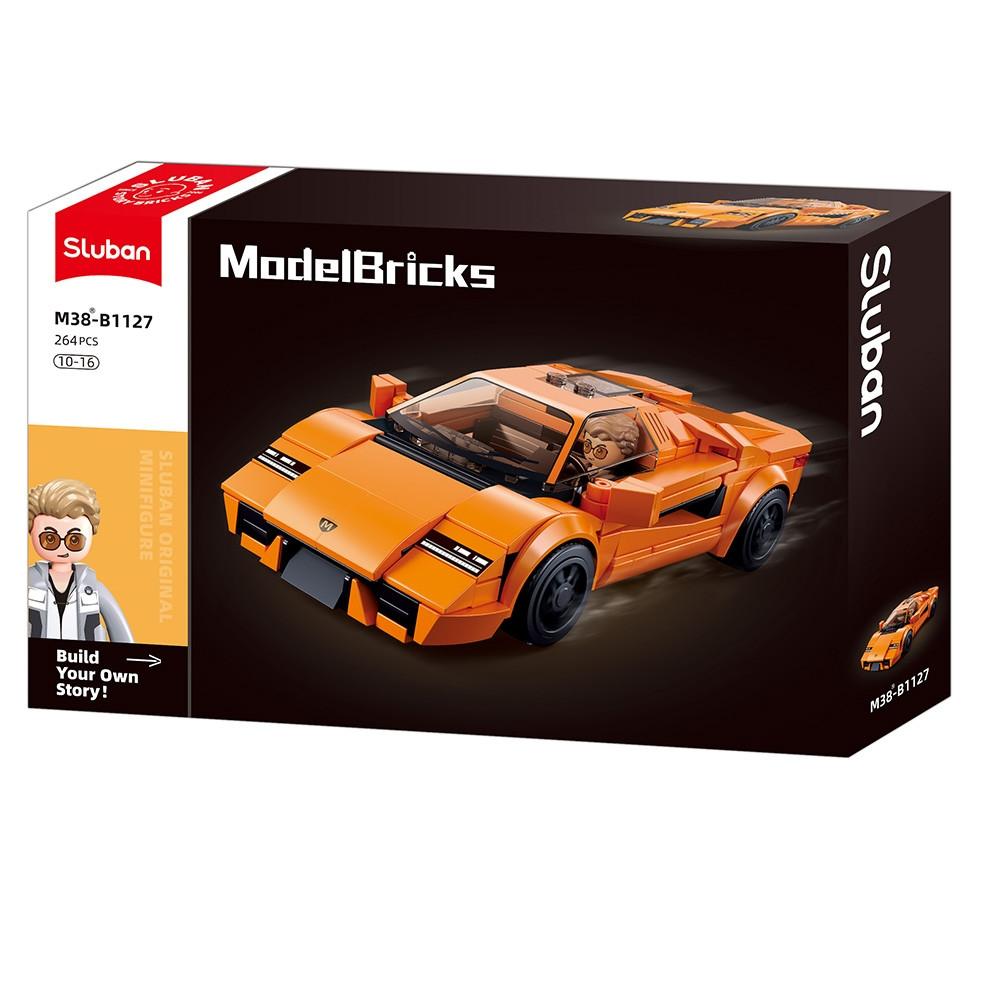 Blocos de Montar Carros de Corrida com 264 Peças Multikids - BR2283 - 1