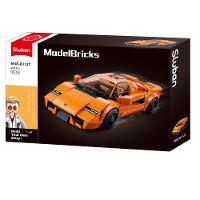 Blocos de Montar Carros de Corrida com 264 Peças Multikids - BR2283 - 1