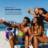 Caixa de Som Pulse Burst 400W RMS 10 BT/FM/AUX/MIC - SP405 - 7