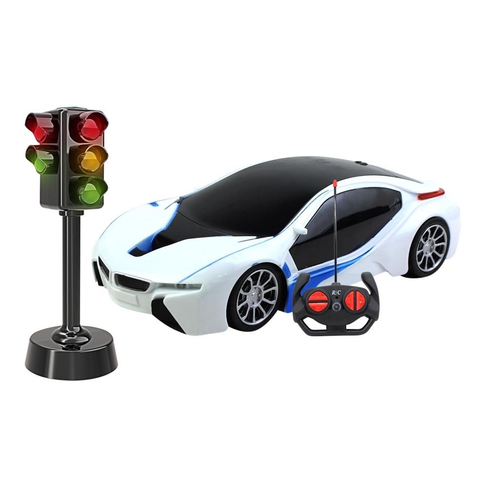 Carro de Corrida de Controle Remoto Com Luz Led Multikids - BR2138 - 1