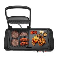 Grill 2 em 1 com Chapa Flutuante e Chapa Lisa 220V-2000W Preto Multi - GO121 - 2