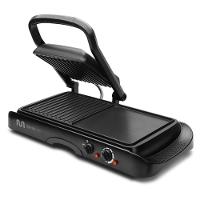 Grill 2 em 1 com Chapa Flutuante e Chapa Lisa 220V-2000W Preto Multi - GO121 - 3