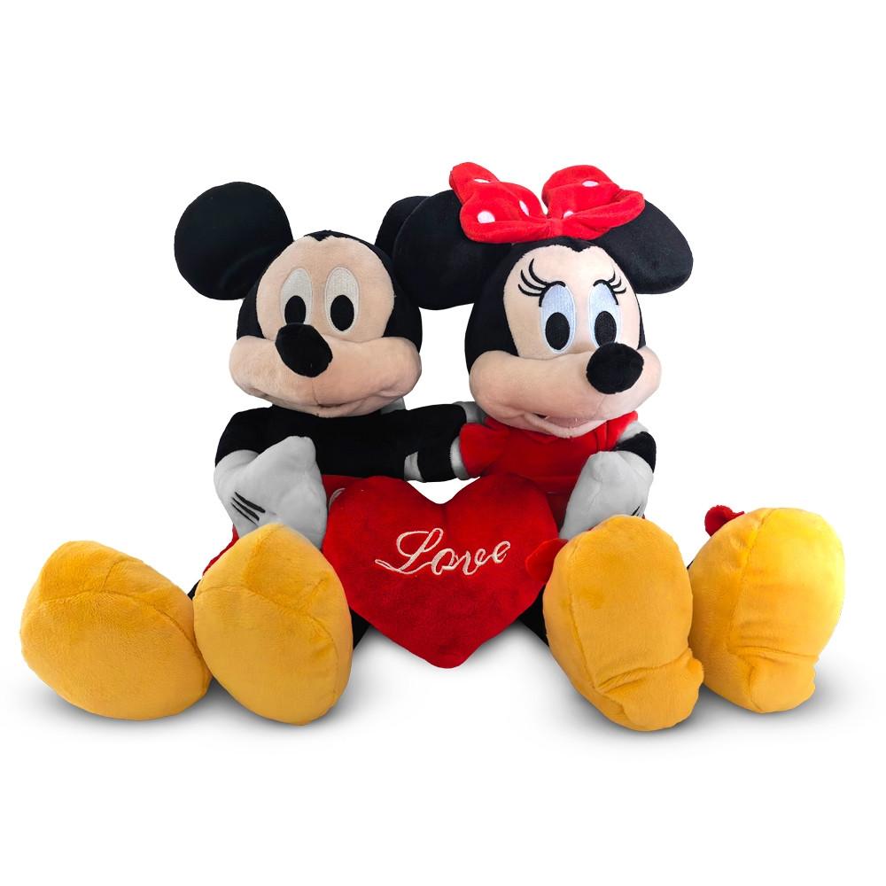 Pelúcia  Disney Mickey e Minnie Dia dos Namorados  Multikids - BR2429 - 2