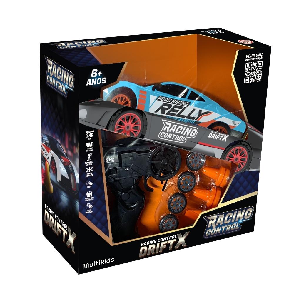 Carro de Corrida de Controle Remoto DriftX Azul Multikids - BR2416 - 6