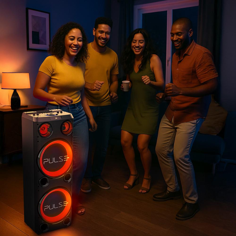 Caixa De Som Torre Double 12 2300W Bluetooth Pulse - PS736 - 3