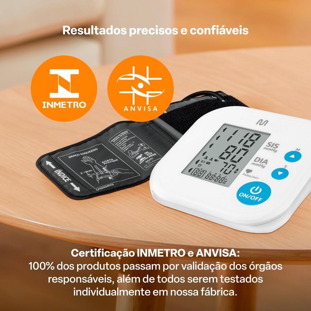 Aparelho Medidor de Pressão Arterial Digital de Braço Multi Saúde - HC473E - 6
