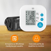 Aparelho Medidor de Pressão Arterial Digital de Braço Multi Saúde - HC473E - 5