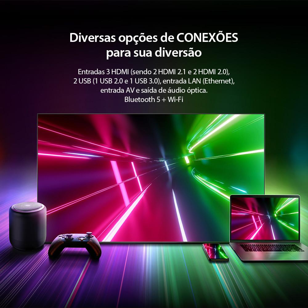 Smart TV DLED 55 4K Toshiba VIDAA 3HDMI 2USB WI-FI - 4