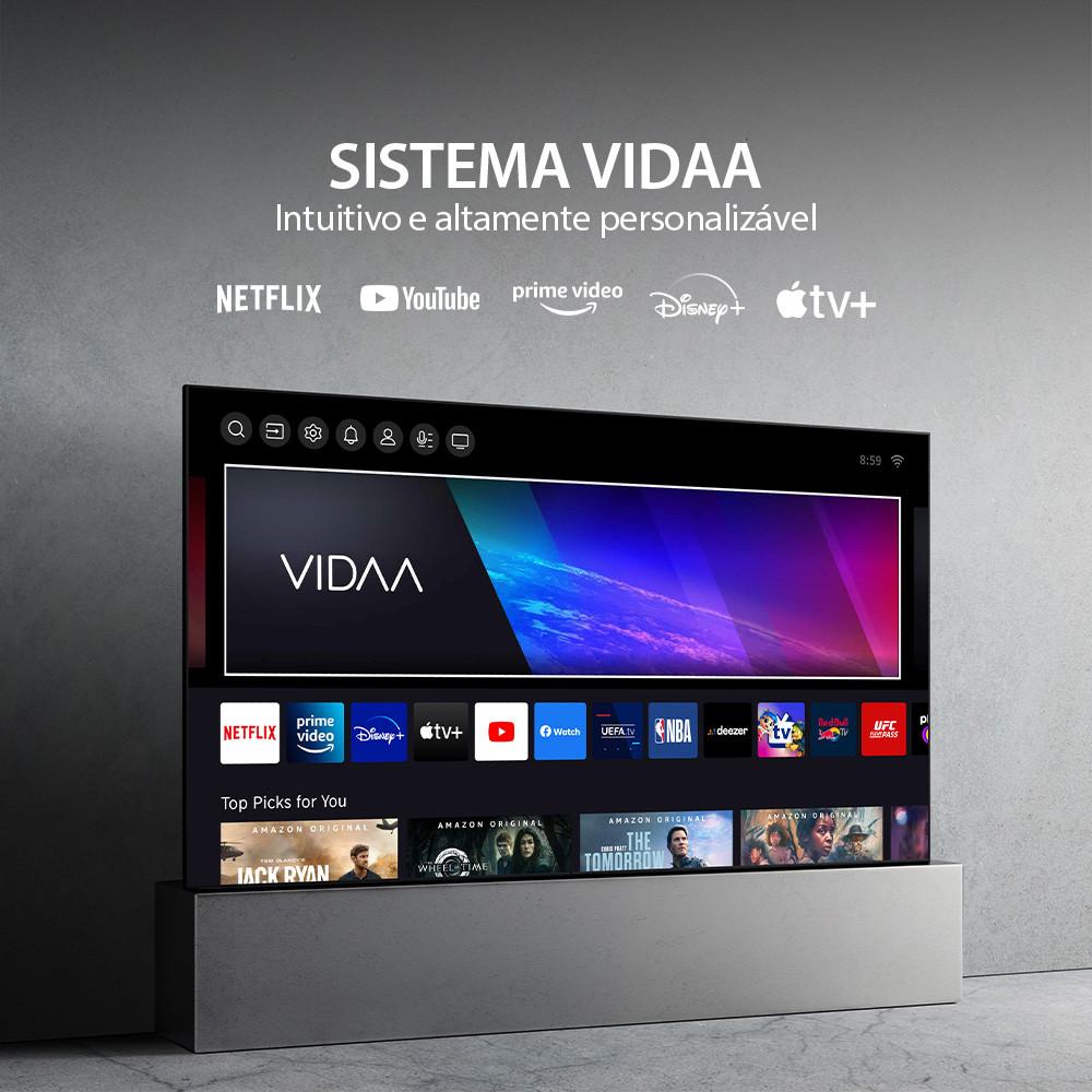 Smart TV DLED 55 4K Toshiba VIDAA 3HDMI 2USB WI-FI - 6