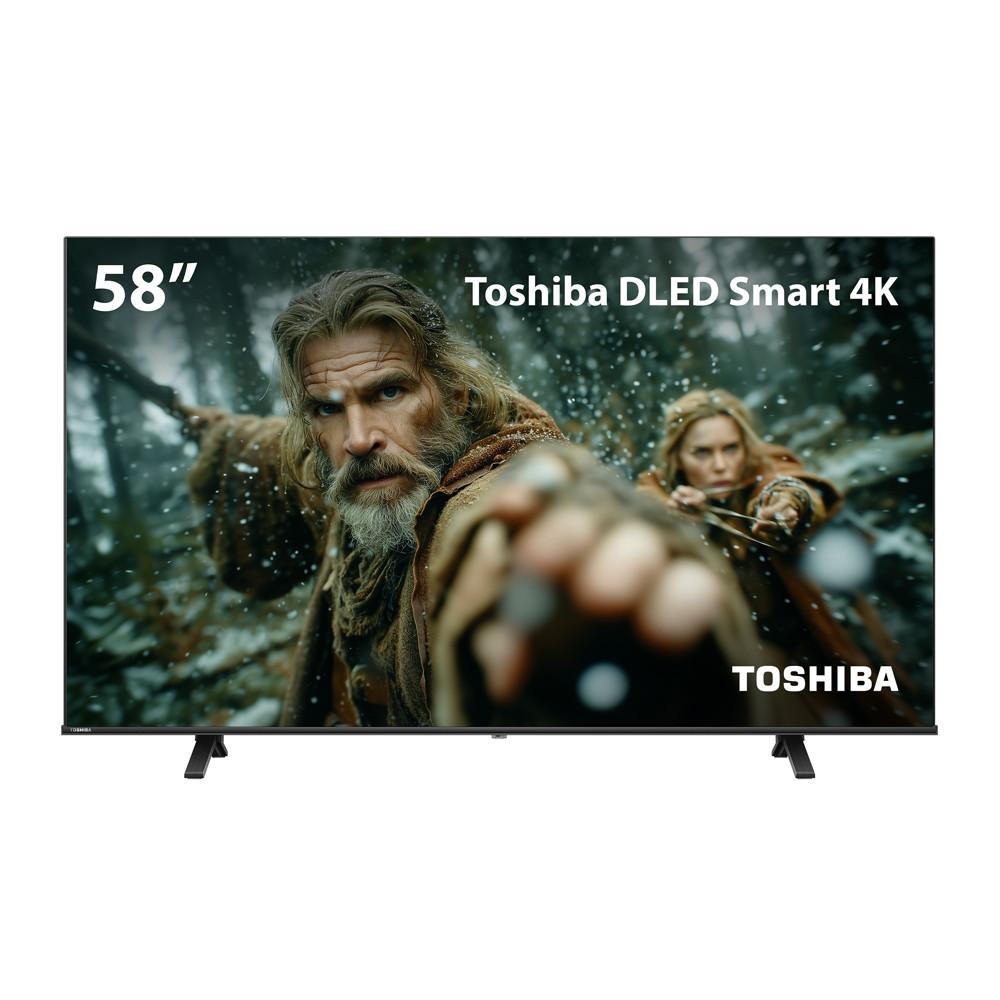 Smart TV DLED 58 4K Toshiba VIDAA 3HDMI 2USB Wi-Fi - 1