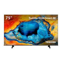 Smart TV DLED 75 4K Toshiba 75C350NS VIDAA 4 HDMI 2 USB Wi-Fi - TB033M - 1