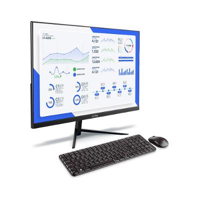 All in One, Windows 11 Home, 23,8 Pol. Full HD, Intel Core i3,  4GB 128 GB SSD, Preto Ultra