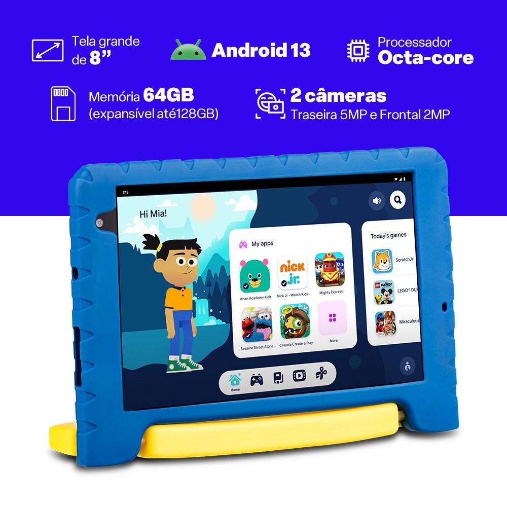 Tablet Infantil Patrulha Canina Wi-fi 6GB RAM 64GB Tela 8 Pol. Android 13 Octa-core Multi - NB440 - 2