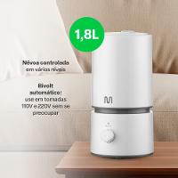 Umidificador Ultrassônico Easy Air 1.8L Branco Multi Saúde - HC290 - 5