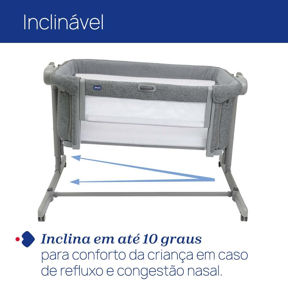 Berço Chicco Next2me Magic Evo de 0-9kg Cinza - 7087041720000 - 6