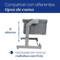 Berço Chicco Next2me Magic Evo de 0-9kg Cinza - 7087041720000 - 5