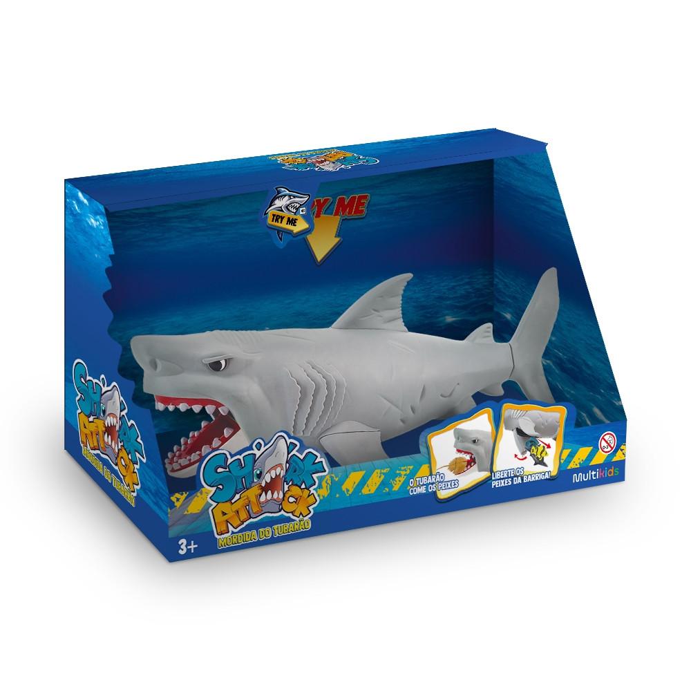 Shark Attack Mordida do Tubarão Com Som Multikids - BR2493 - 1