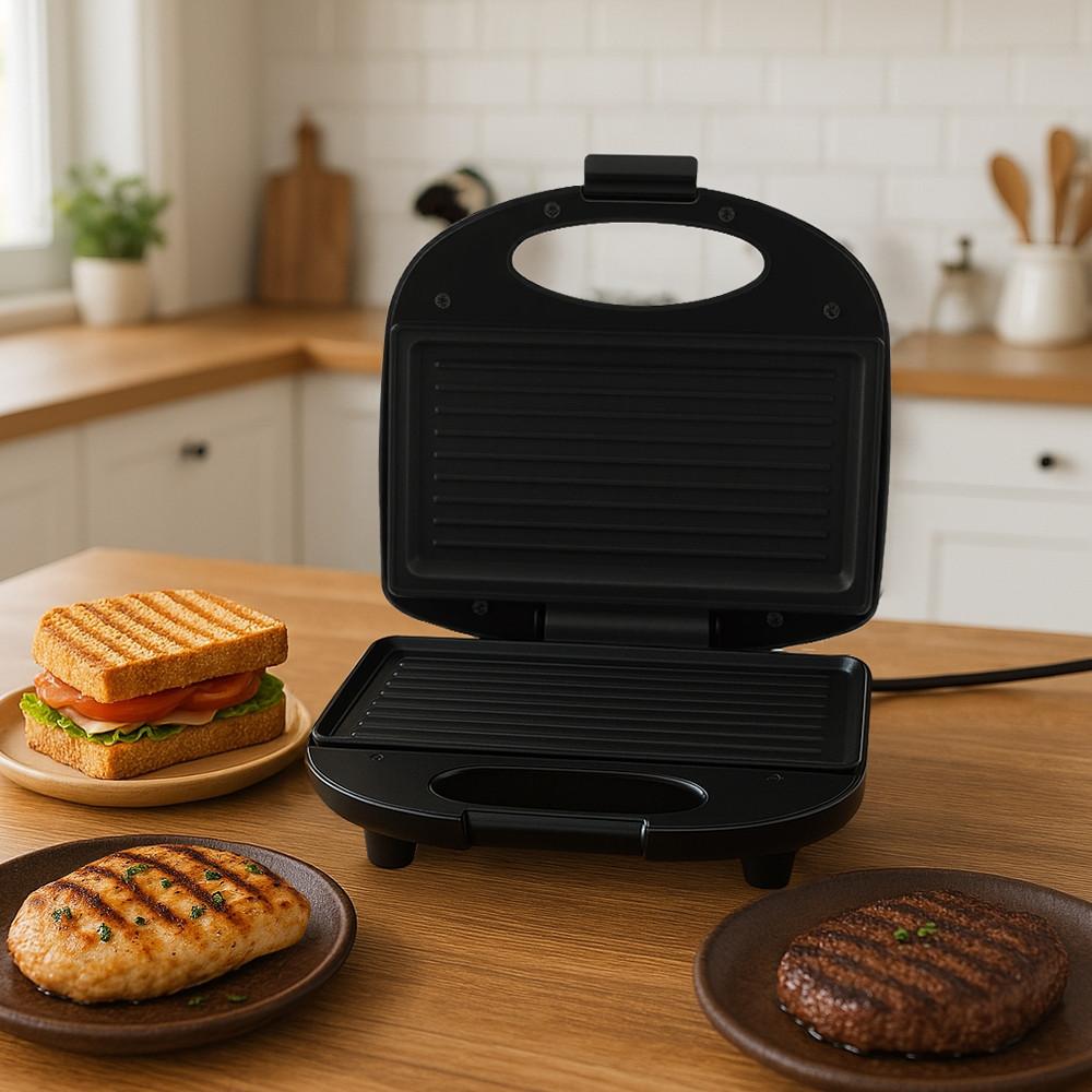 Sanduicheira Tostex Grill Chapa Antiaderente Dupla Ondulada 220v 750w Multi - GO068 - 9