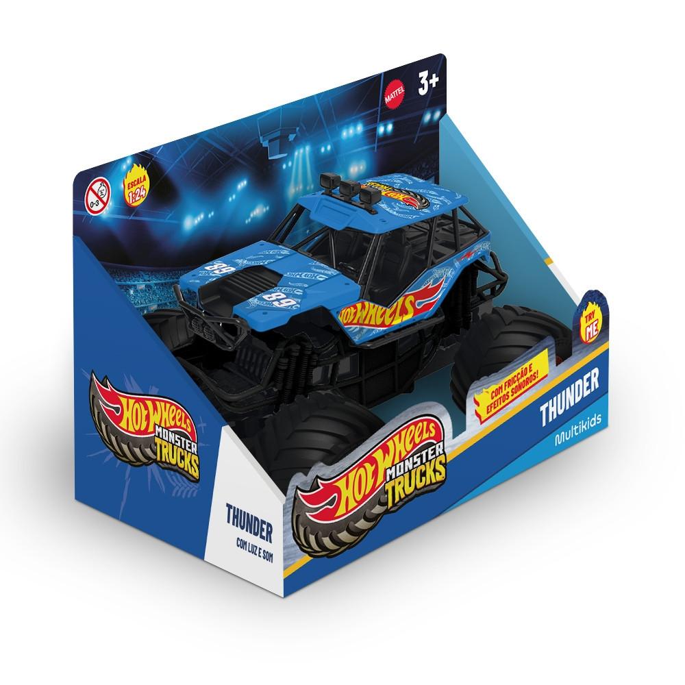 Caminhão Monstro Hot Wheels Luz e Som Multikids - BR2528 - 2