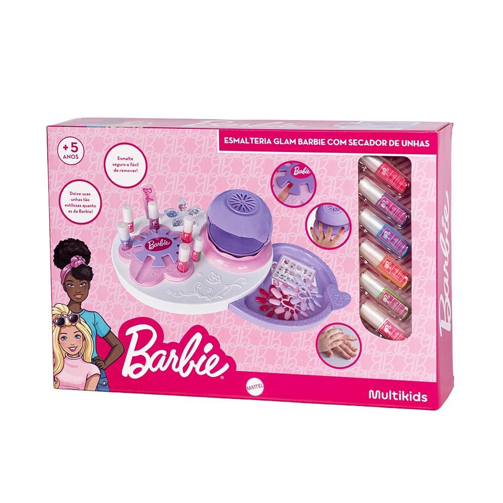 Esmalteria Glam Barbie Com Secador De Unhas Multikids - BR2423 - 4