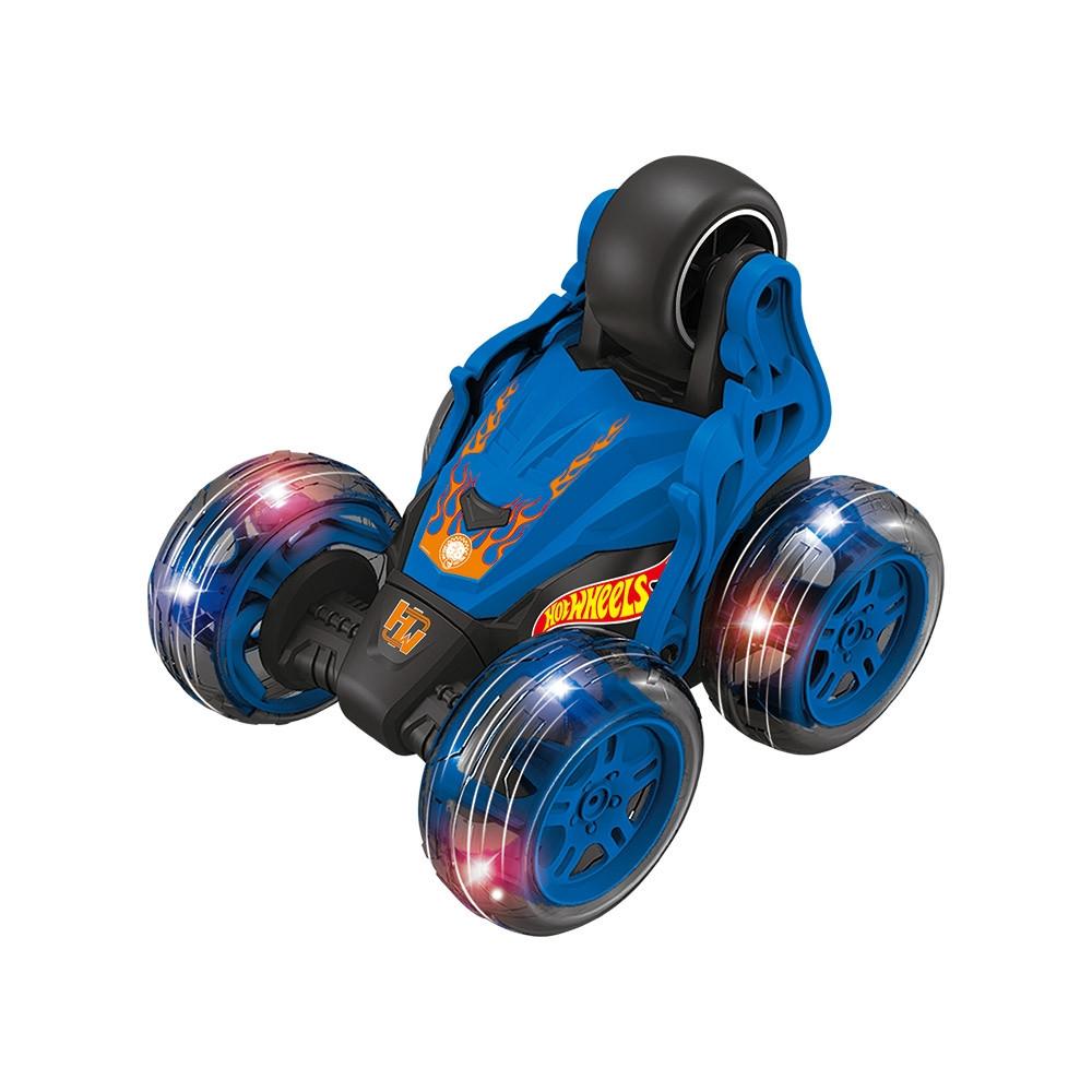Rc Hot Wheels - Stunt - 4 Canais - Azul - Luz e Som - BR2476 - 3