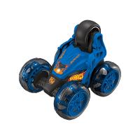 Rc Hot Wheels - Stunt - 4 Canais - Azul - Luz e Som - BR2476 - 2