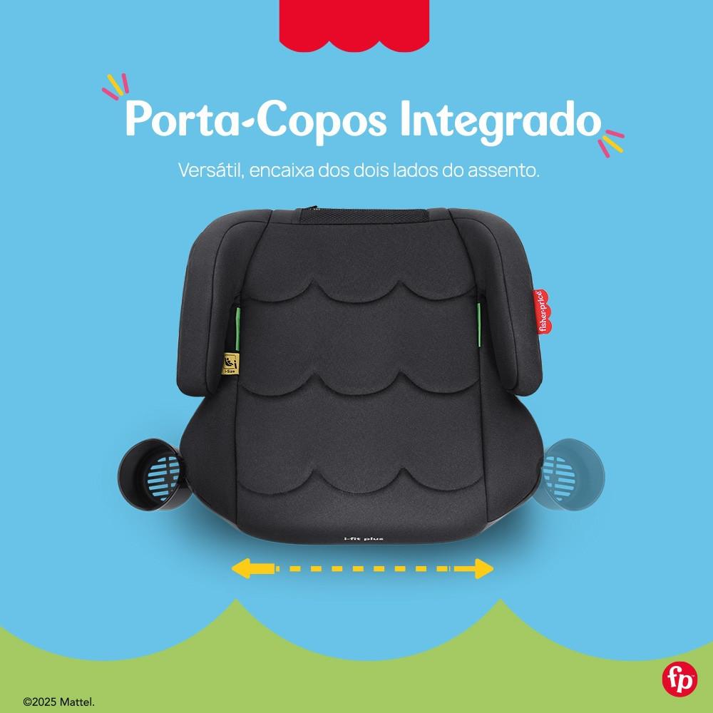 Assento de Elevação Booster Preto  i-Fit Plus Fisher-Price - BB730 - 4