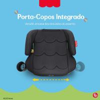 Assento de Elevação Booster Preto  i-Fit Plus Fisher-Price - BB730