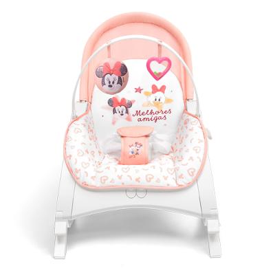 Cadeira de Descanso Vibratória Musical Happy Hop Mickey 0-20Kg Rosa - BB482